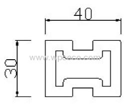 Renewable Outdoor wpc decking keel