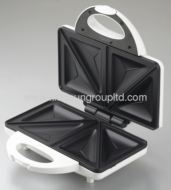 2 slice fixed sandwich maker with sandwich and waffle plate