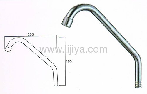 round kitchen sink faucet tube