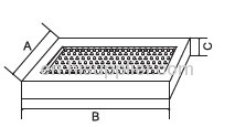 led square ceiling light 