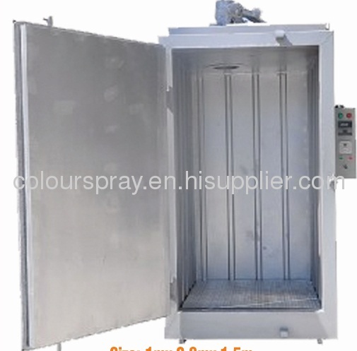 Electrical powder curing oven