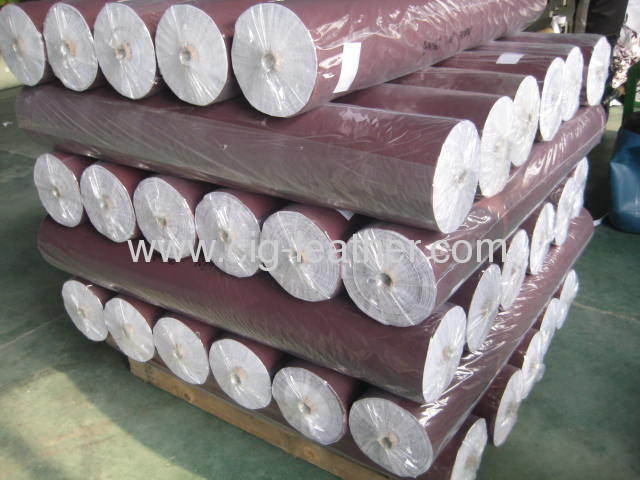 Dry Pu Leather Fabric