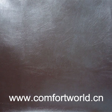 Pu Shoe Leather With Suede Fabric