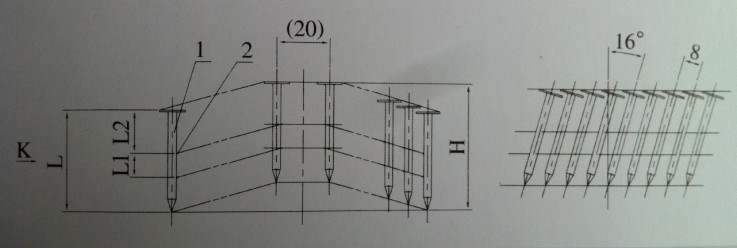 Round head Floor / Roofing coil nails