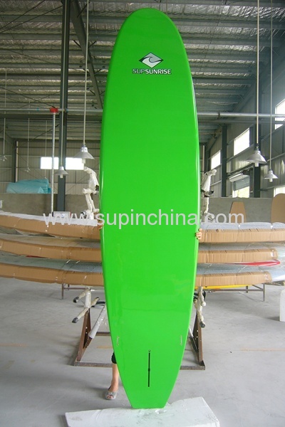 White and Green sup paddle board