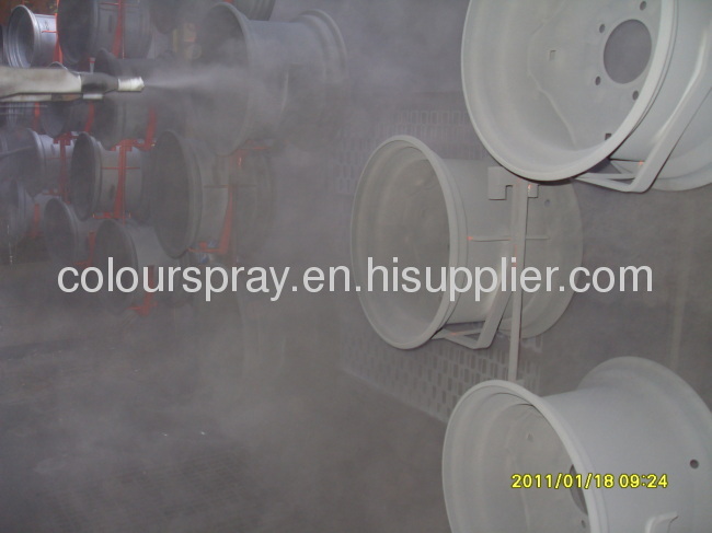 door powder painting line