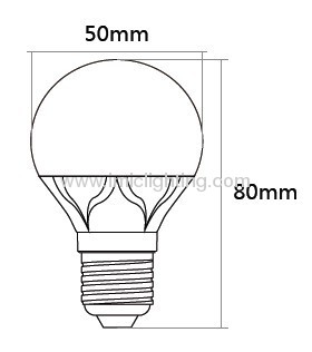 4.8W Ceramic LED bulb 