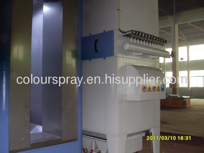 Powder Spray Booth with Recovery Systems 