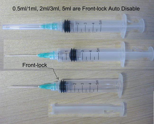 Auto Disable Safety Syringe