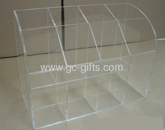 Clear acrylic display risers