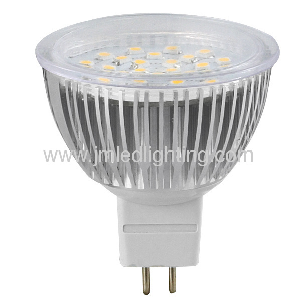 600lm mr16 led light bulb 6w aluminium body
