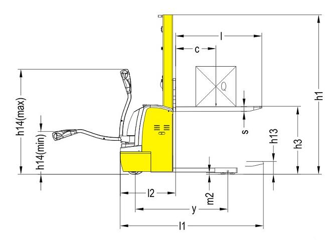 FULL ELECTRIC STACKERCDDRD12