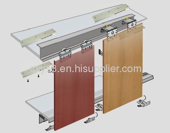 SLIDING DOOR SYSTEM FULL SET HARDWARE YS-FSH015