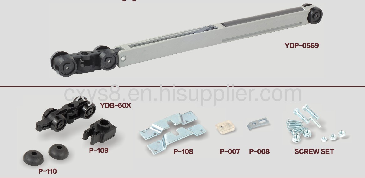 HANGING DOOR WITH SOFT CLOSING SYSTEM FULL SET HARDWARE YS-FSH010
