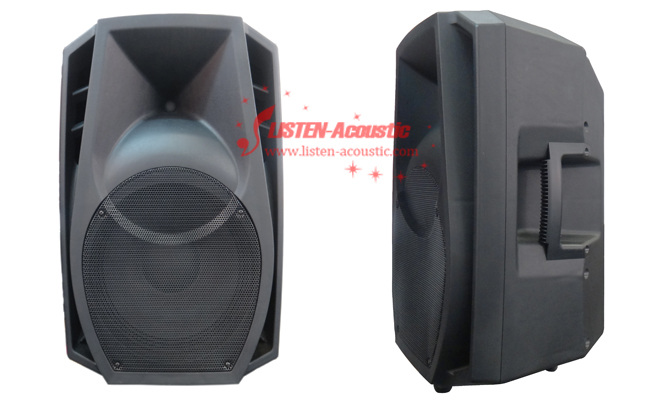 15 inch Plastic Portable Cabinet Speaker with Wireless Microhone PV15AW