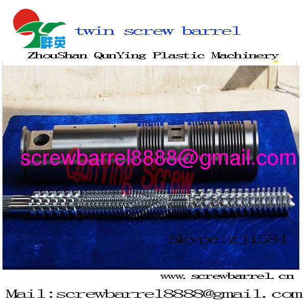 Bimetallic screw barrel bimetallic conical twin screw barrel for recycling plastics