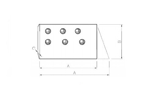 Caterpillar spare part bulldozer end bits 4T6229