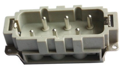 HSB 6 poles heavy duty connector insert