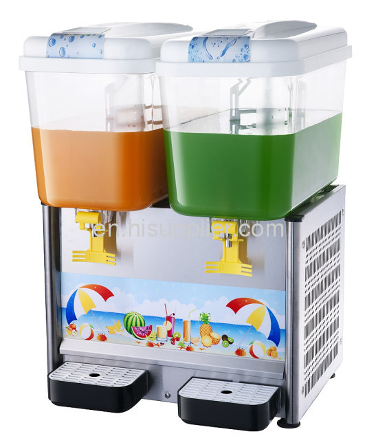 Twin tanks cooling and heating drink machine