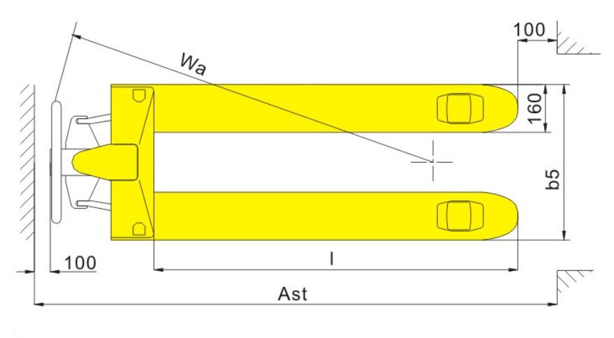 The classic 2.5 tons hydraulic pallet truck