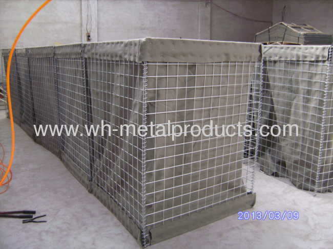 welded mesh military defence blast wall