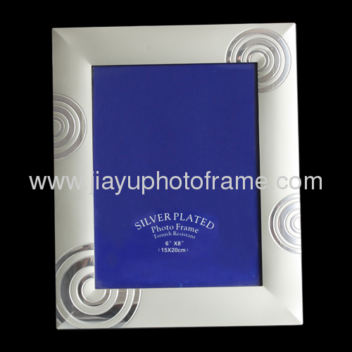 outline silver plated photo frames