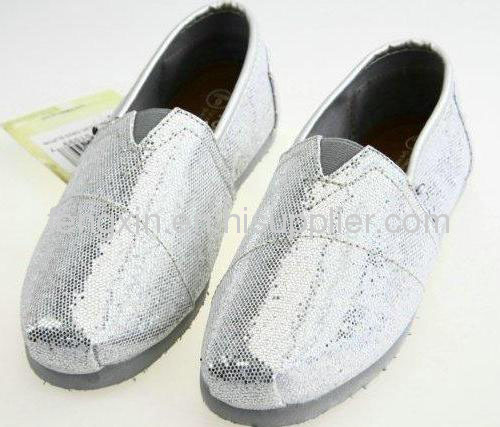 t o m s glitter canvas shoes