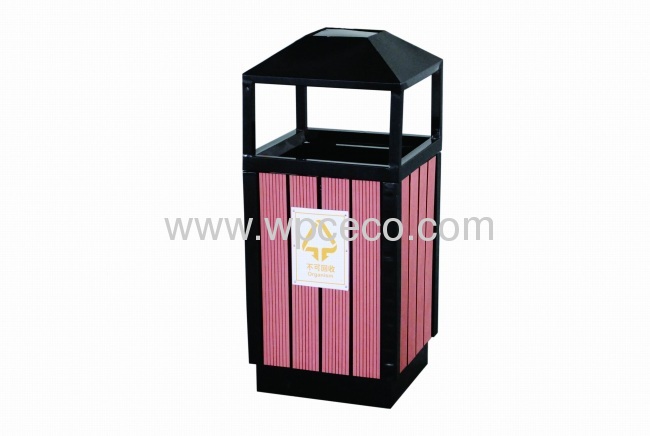 waterproof Outdoor Wpc Dustbin