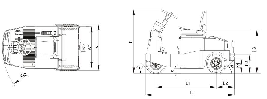 Stability Electric Tow Tractor QDD