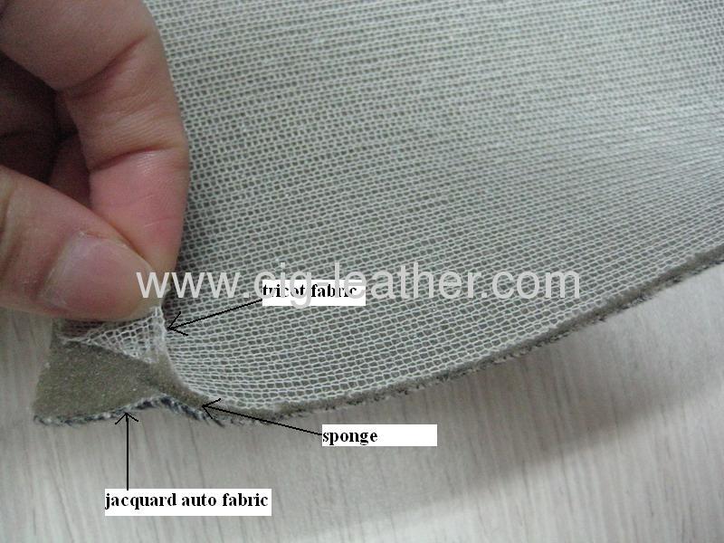 Jacquard Car Upholster Fabric 