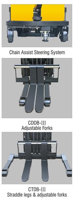 Fixed Legs Semi-electric Stacker