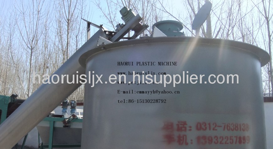 plastic recycling heating tank and lifter
