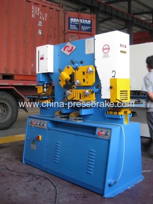 dual cylinder hydraulic iron worker
