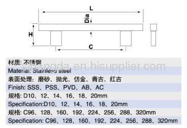 Stainless Steel Solid Handle