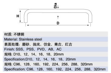 Stainless Steel Solid Handle