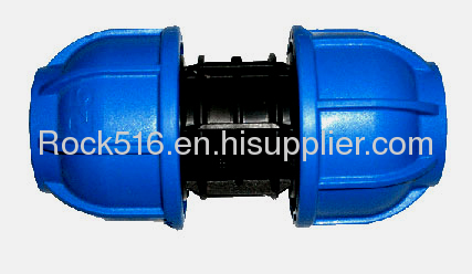 pp compression fittings pp coupling irrigation system supplier plastic pipe fittings