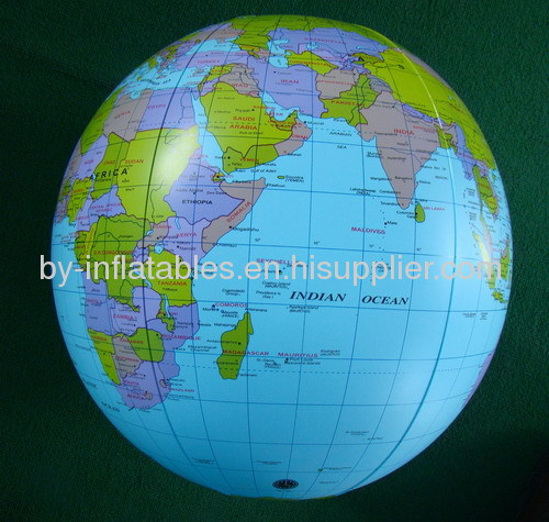 6 -48 inch Inflatable PVC earth ball