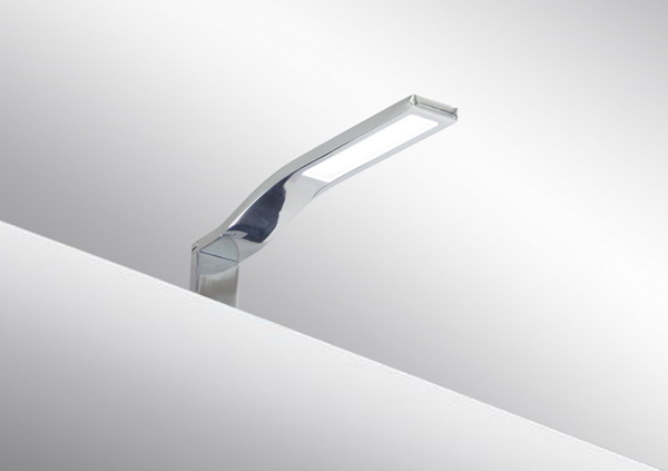 Italy Modern design chrome aluminum 220mm bathroom mirror led light / 3W bathroom mirror lamp CE ROHS IP44 110V/220V AC 