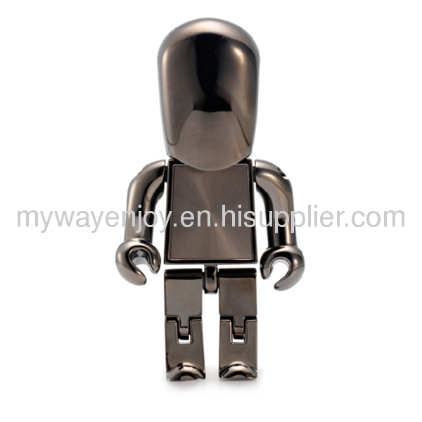 Novelty Robot shaped usb flash drive with 16GB REAL capacity