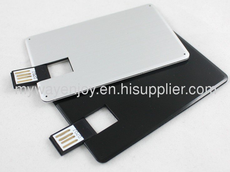 new design metal card usb pendrive with laser logo