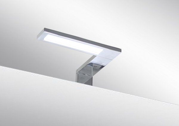 Italy Modern design chrome aluminum 155mm bathroom mirror led light / 3W bathroom mirror lamp CE ROHS IP44 110V/220V AC 
