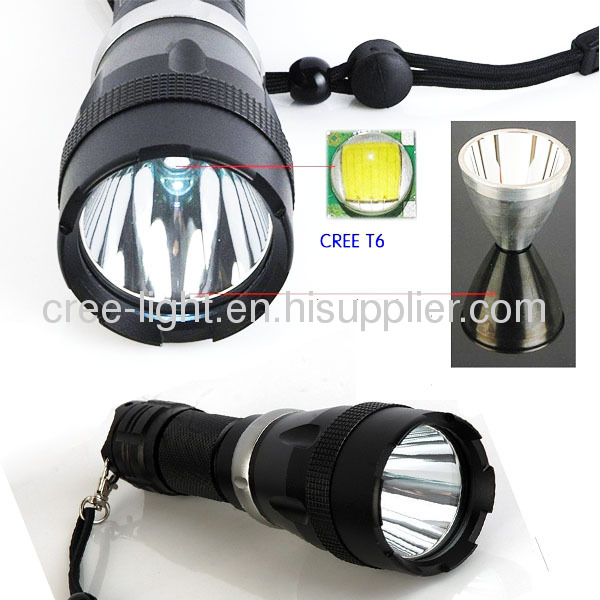 New! CREE XML T6 Diving Aluminum Torch ACK-1171 With Magnetism Switch