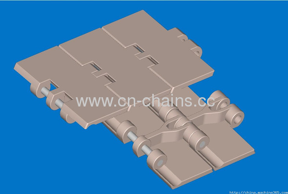 H820 Straight Running Plastic Slat Top Conveyor Chain