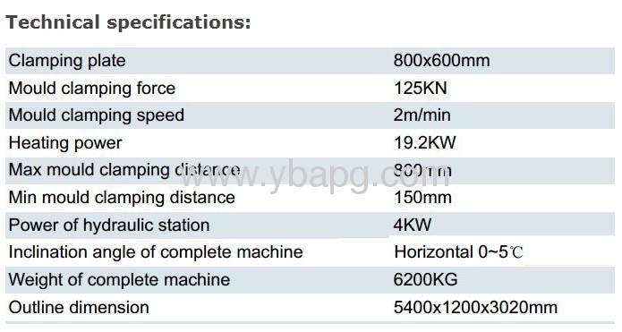 Epoxy-resin Automatic Pressure Gelation Hydraulic Moulding Machine