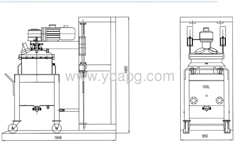 Vacuum Mixing Machine for APG Process