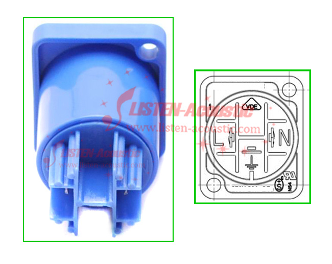 4P Audio CE Series Speakon Speaker Connectors like Neutrik NAC3MPB