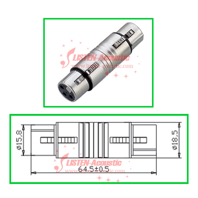 3PIN High End female CableCB Series XLR connectors 