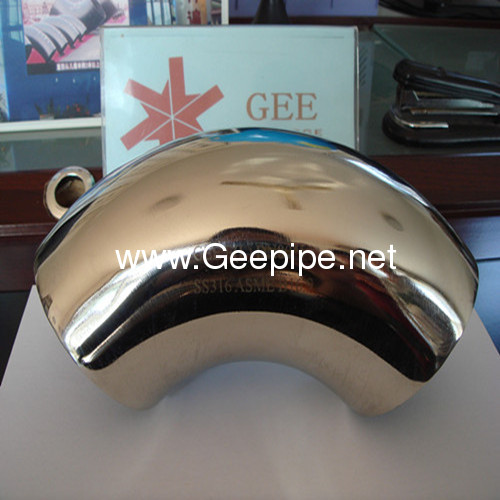 chinaASME B 16.9 seamless pipe fitting 60D long radius 1.5D bott welding elbow