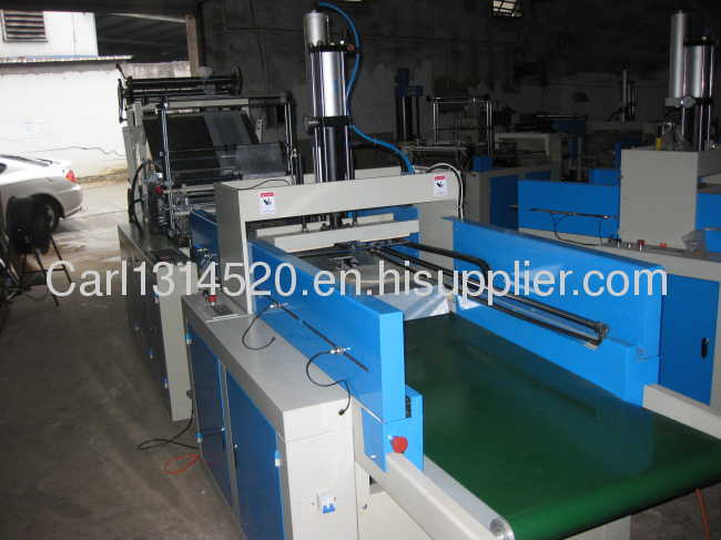 TLXJ-C series automatic T-shirt bag making machine(two layers, four lines)