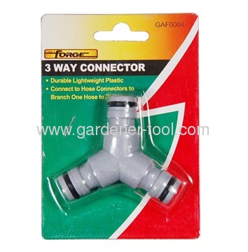 3-Way Y Hose Accessory For Connecting Three Hose Via Snap-in quick connector